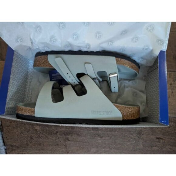 BNIB Birkenstock "Regular Fit" Florida Triple-Strap Sandals, size 39 - Picture 2 of 13